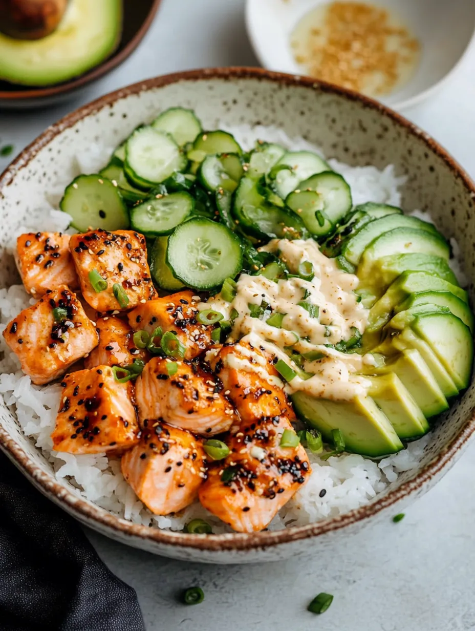 Bols Saumon Piquants Maison