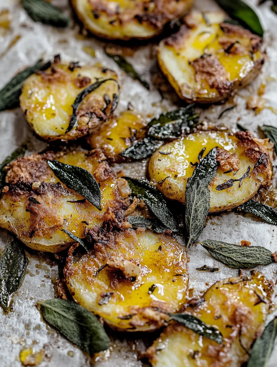 Pommes de terre croustillantes à la sauge