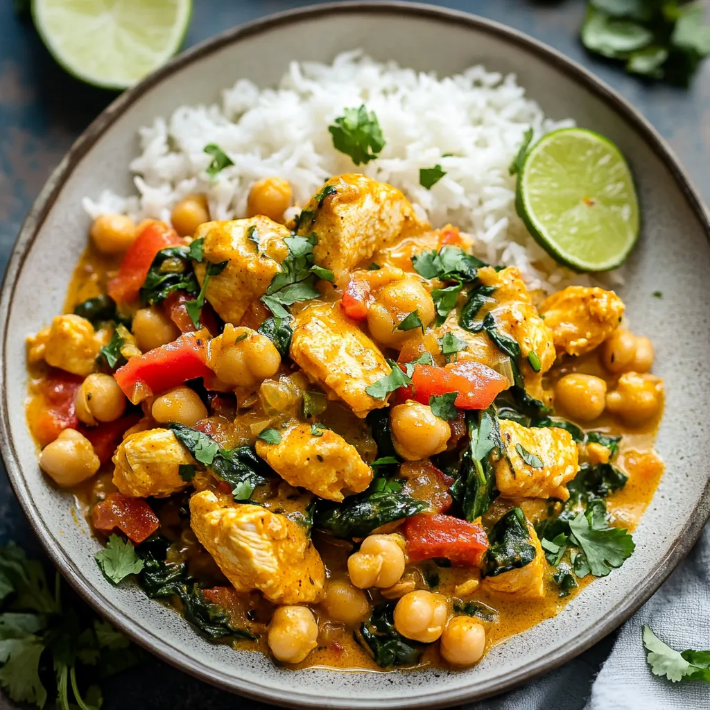 Curry Poulet et Pois Chiches