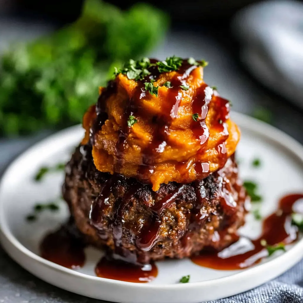 Pains Viande BBQ et Patate Douce