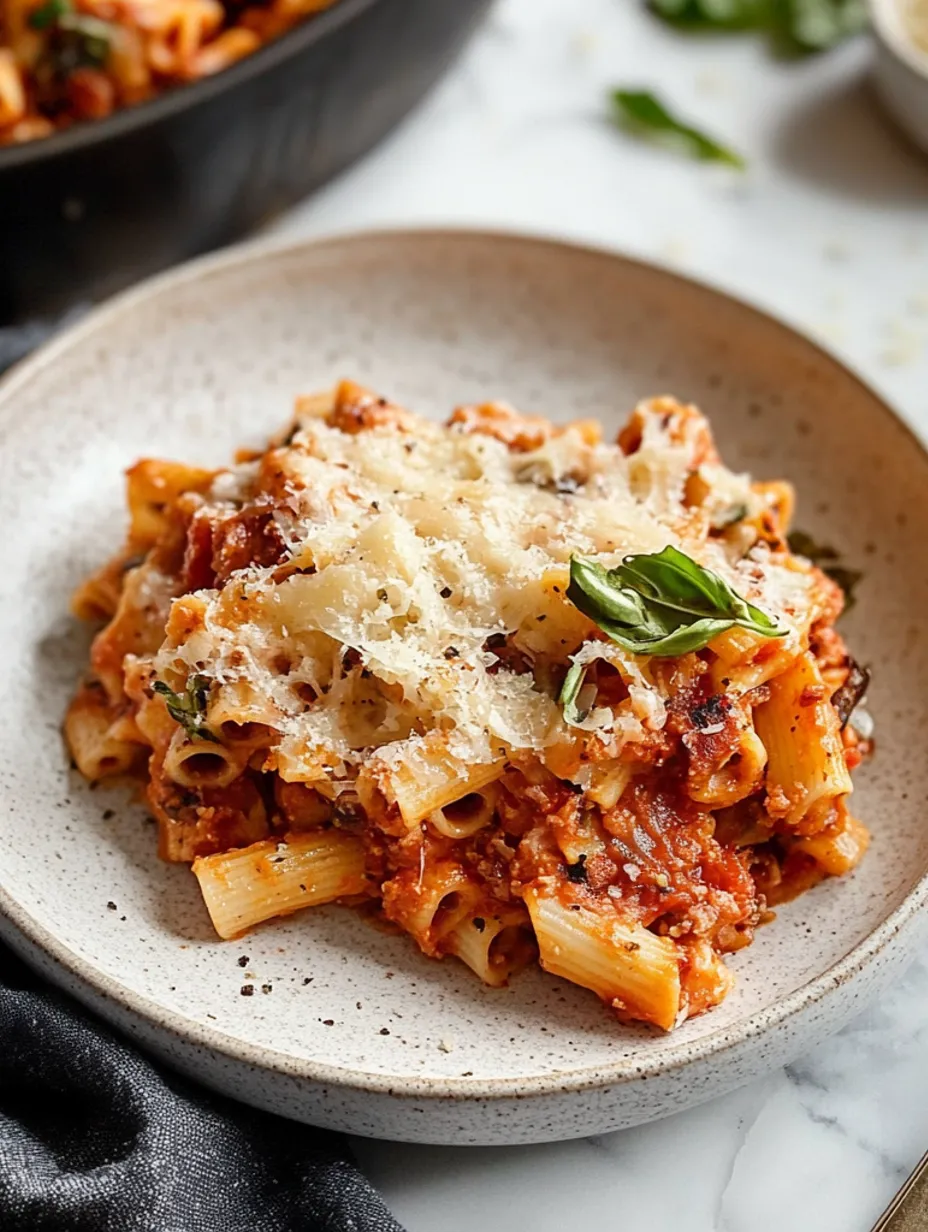 Ziti facile cinq ingrédients
