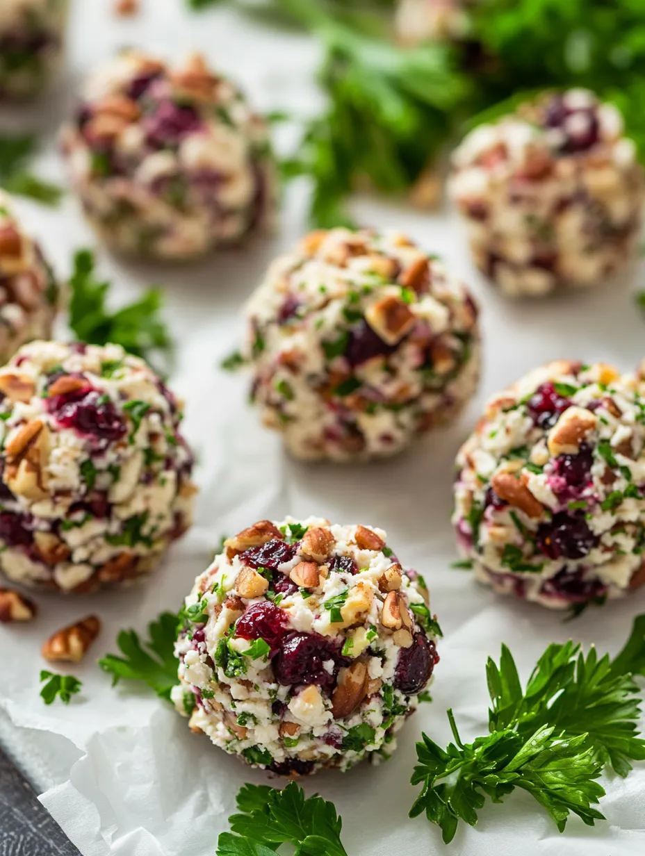 Chouettes boulettes sucrées chèvre canneberge pécan