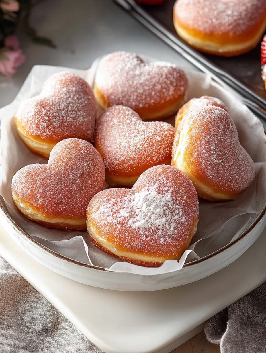 Donuts cœur fraise cheesecake super faciles