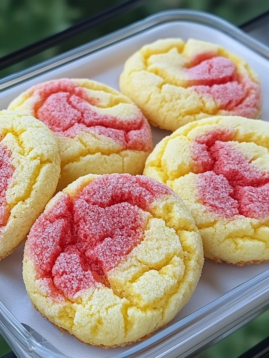 Cookies Maison Fraise Citron façon Quatre-Quarts
