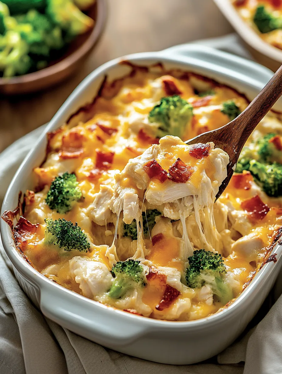 Gratin de poulet facile faible en glucides