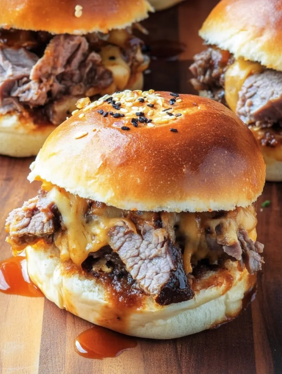 Petits burgers bœuf & cheddar maison