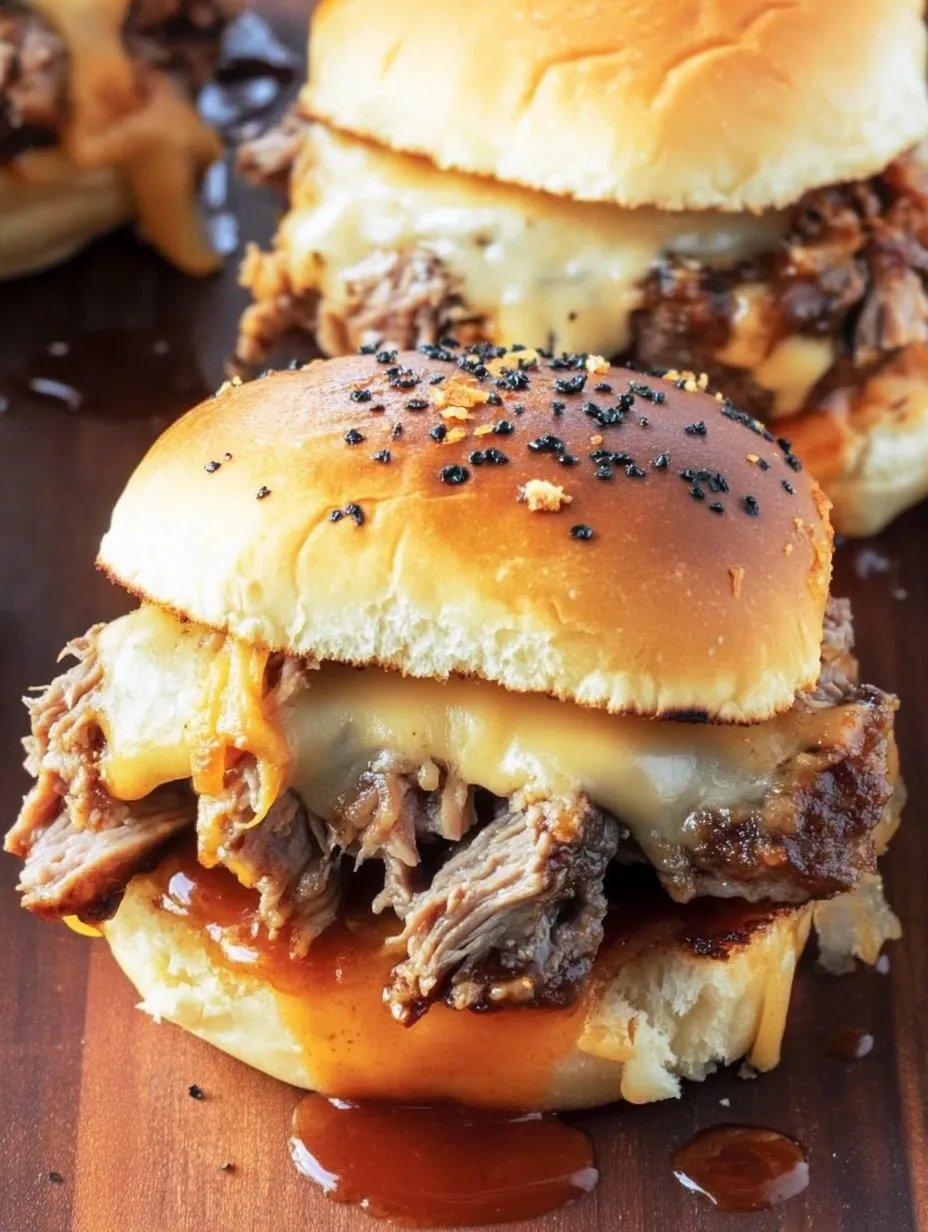 Sliders bœuf & cheddar maison