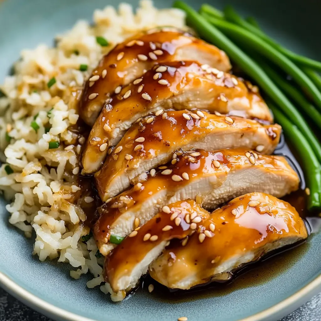 Poulet miel ail au four