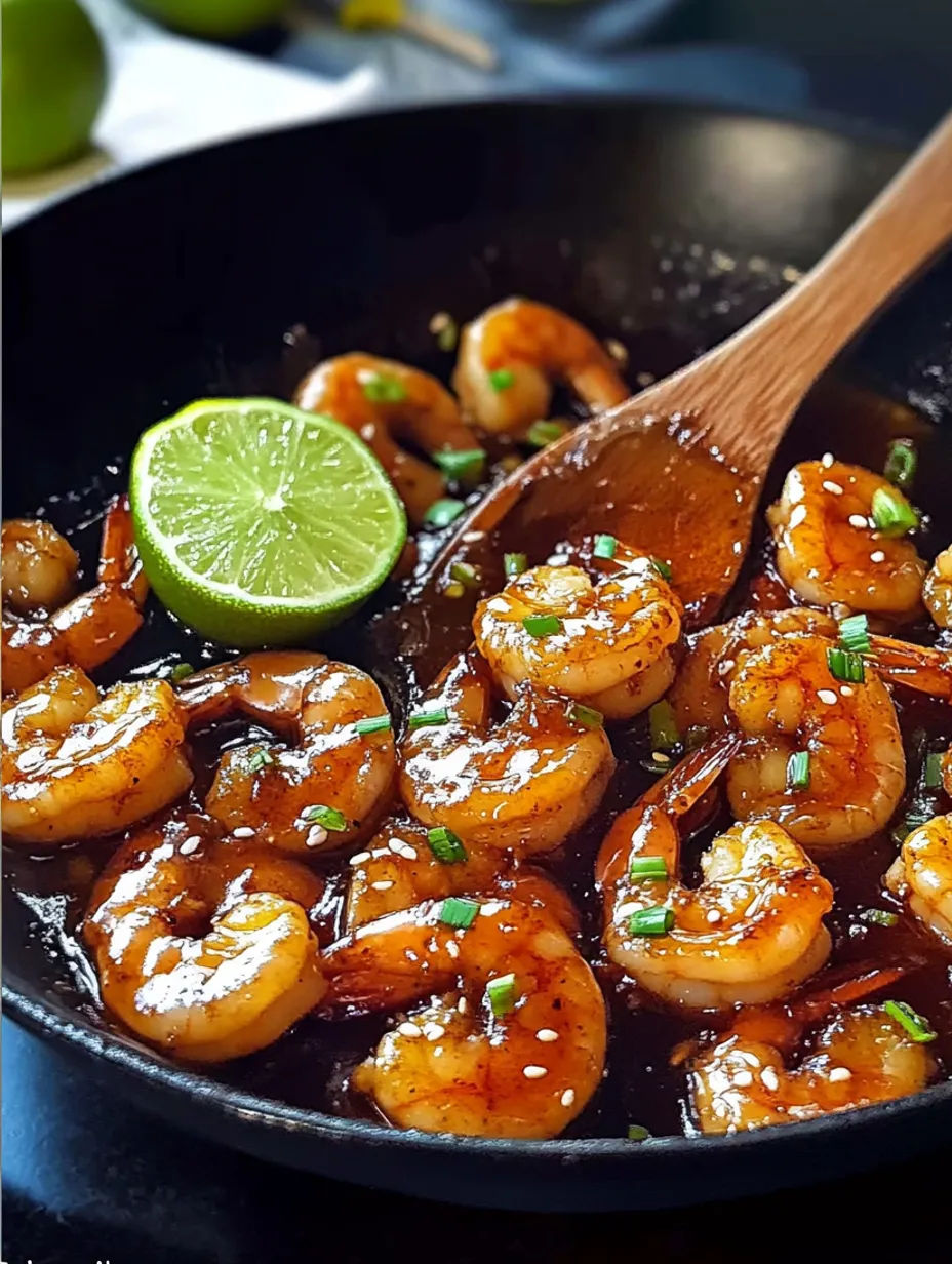 Crevettes au Beurre à l'Ail et au Miel Faciles et Rapides