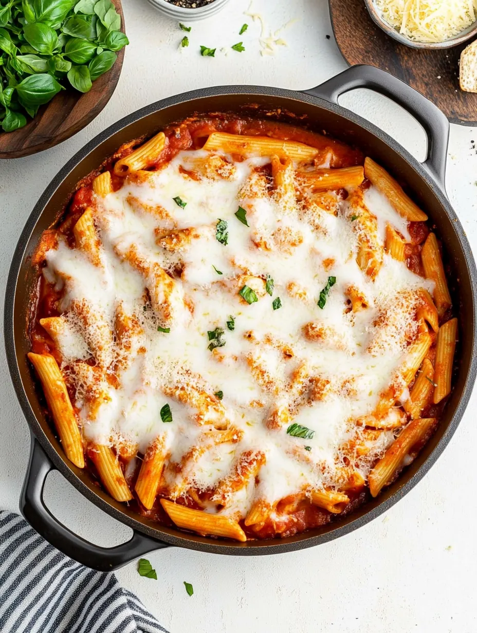 Poêlée pasta poulet parmesan