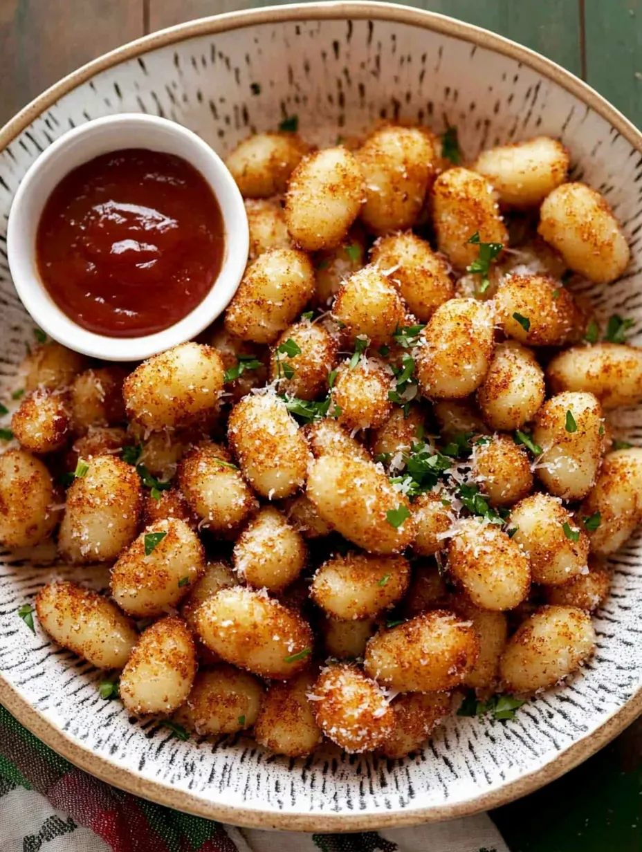 Gnocchis les plus croustillants en friteuse à air