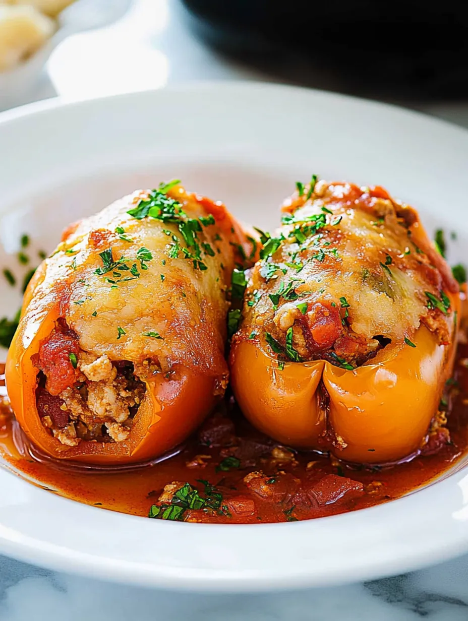 Les meilleurs poivrons farcis italiens