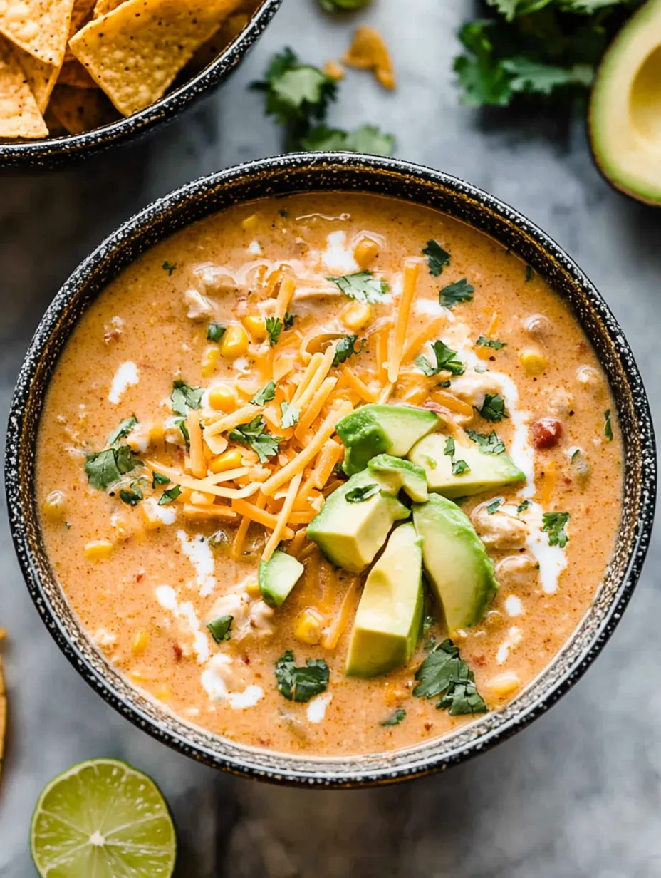 Chili blanc crémeux au poulet