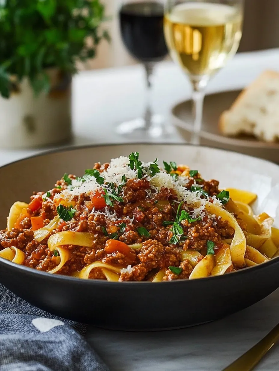 Pâtes Bolognaise Classiques