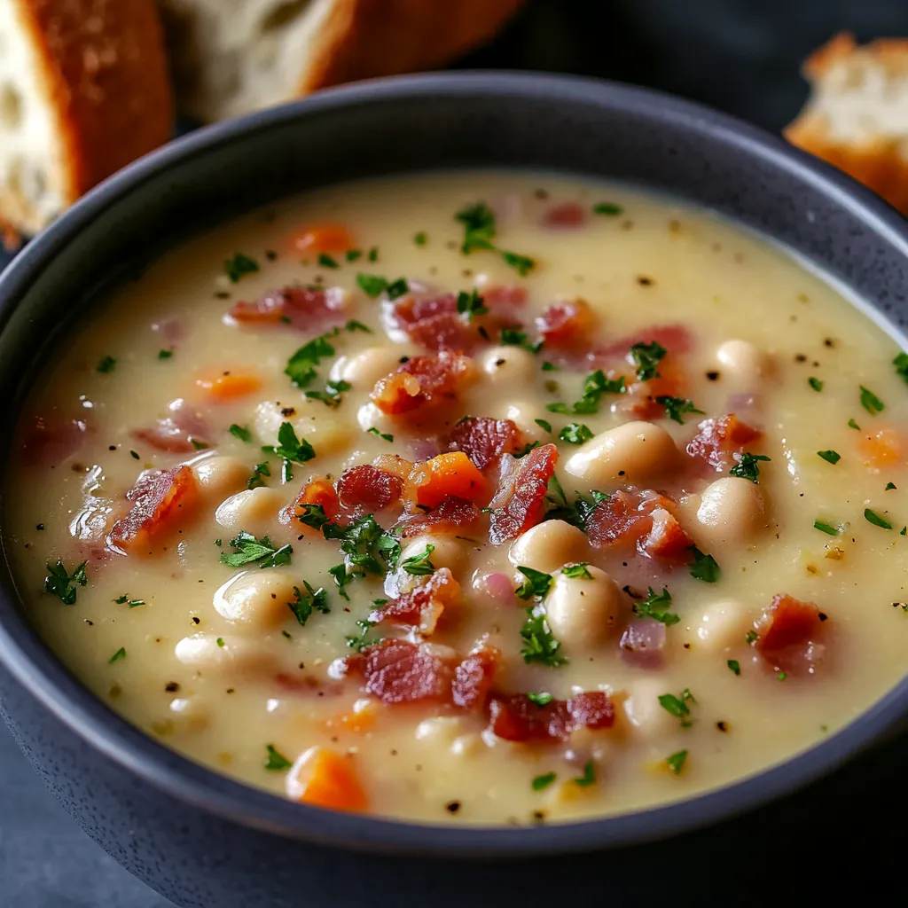 Soupe Haricots au Lard