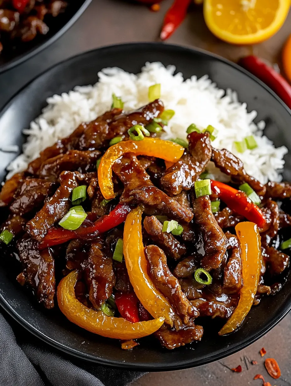 Meilleur Bœuf Croustillant à l’Orange