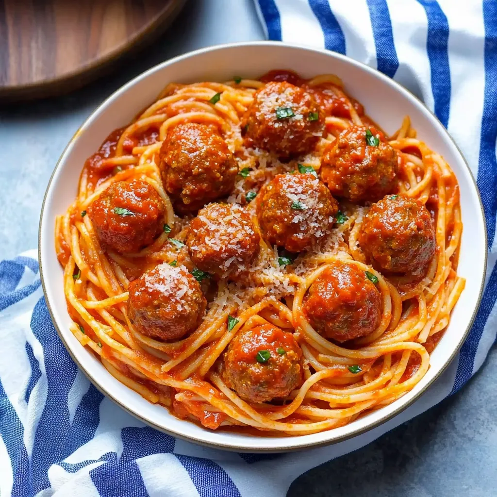 Spaghetti aux Boulettes en Instant Pot