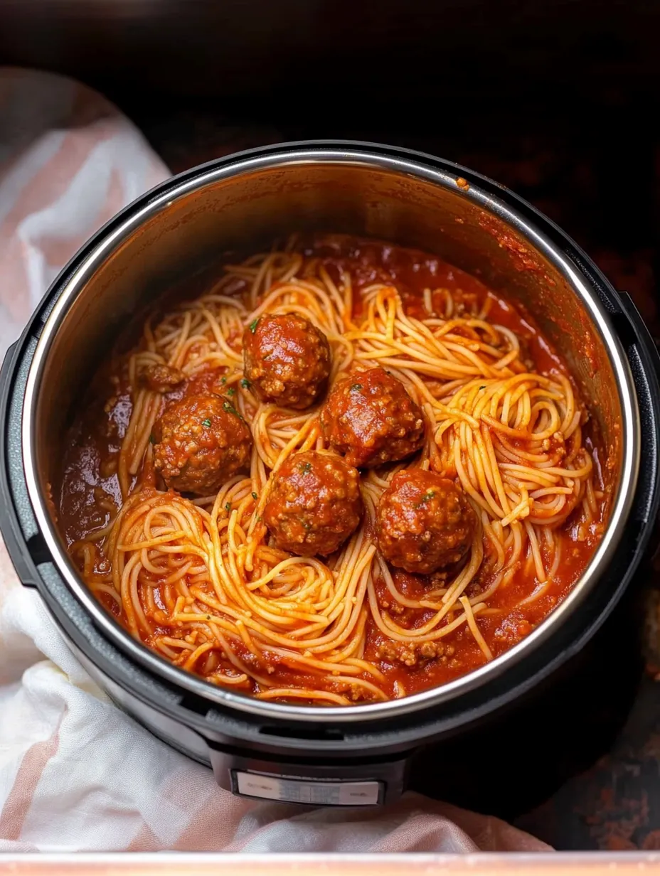 Spaghetti et Boulettes à l’Instant Pot Maison