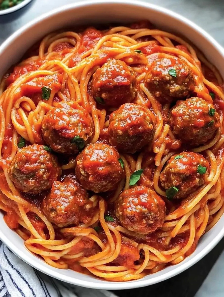 Plat Spaghetti Boulettes en Cocotte-Minute
