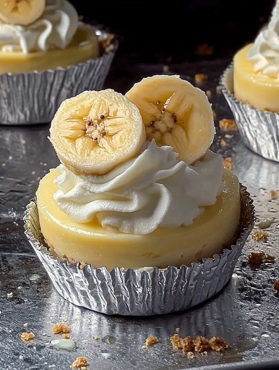 Dessert maison Trois-Laits Banane Cheesecake