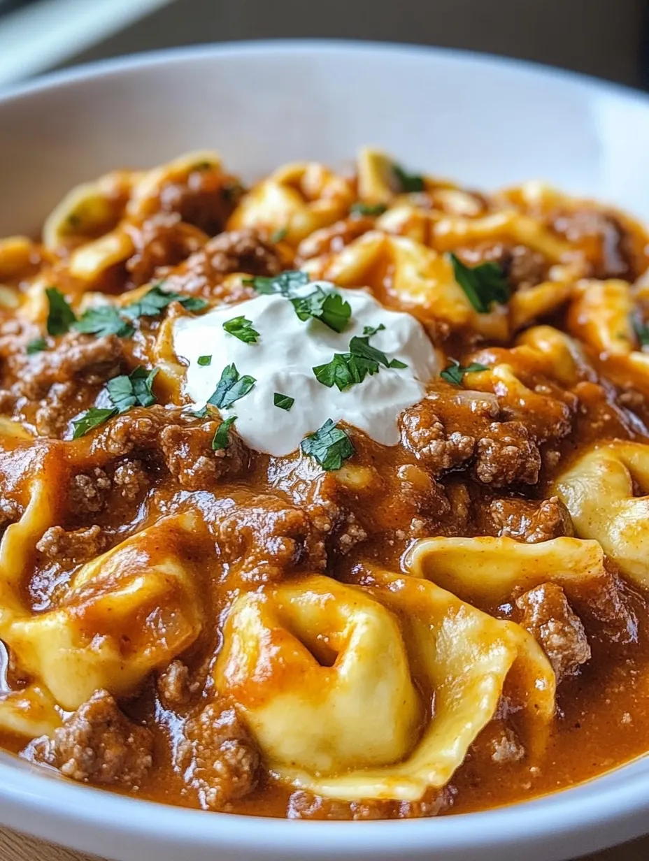 Tortellinis Enchiladas au Fromage et Boeuf