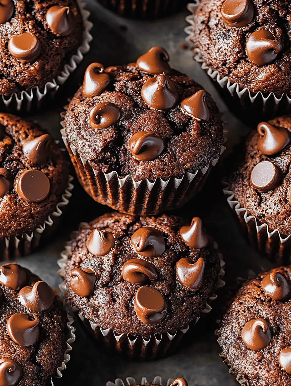 Muffins Double Chocolat Faciles