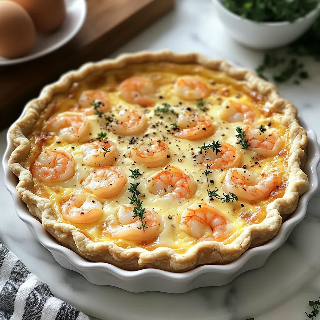 Tarte aux crevettes