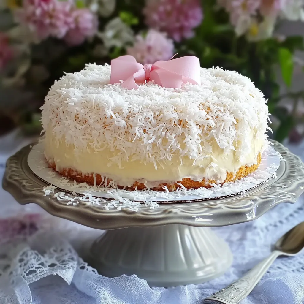 Gâteau Coco Moelleux