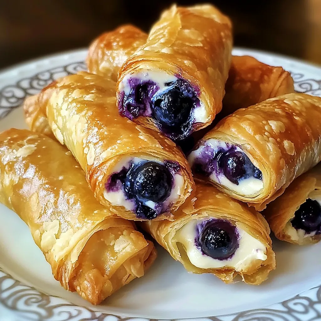 Rouleaux Myrtille Fromage