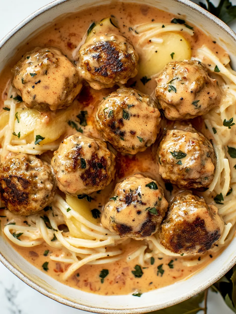 Boulettes de Porc et Pomme Maison