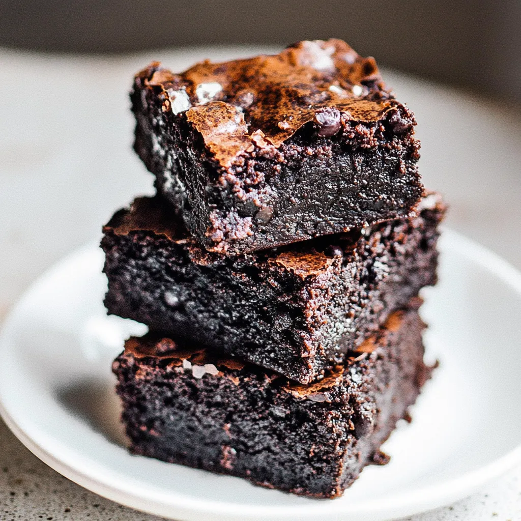 Brownies Haricots Noirs Gourmands