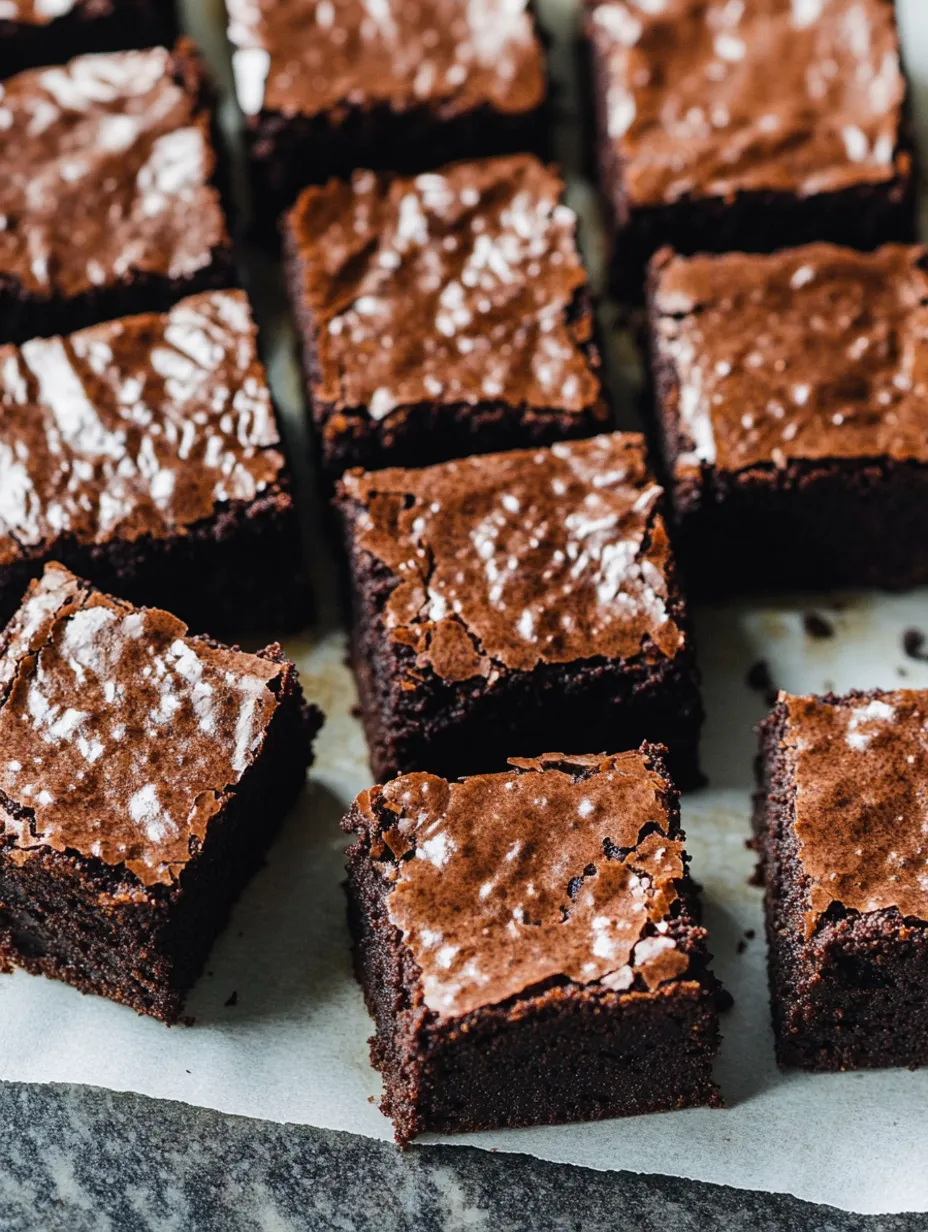 Brownies Fondants Haricots Noirs