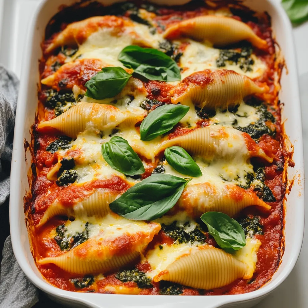 Coquilles Farcies Ricotta Épinards