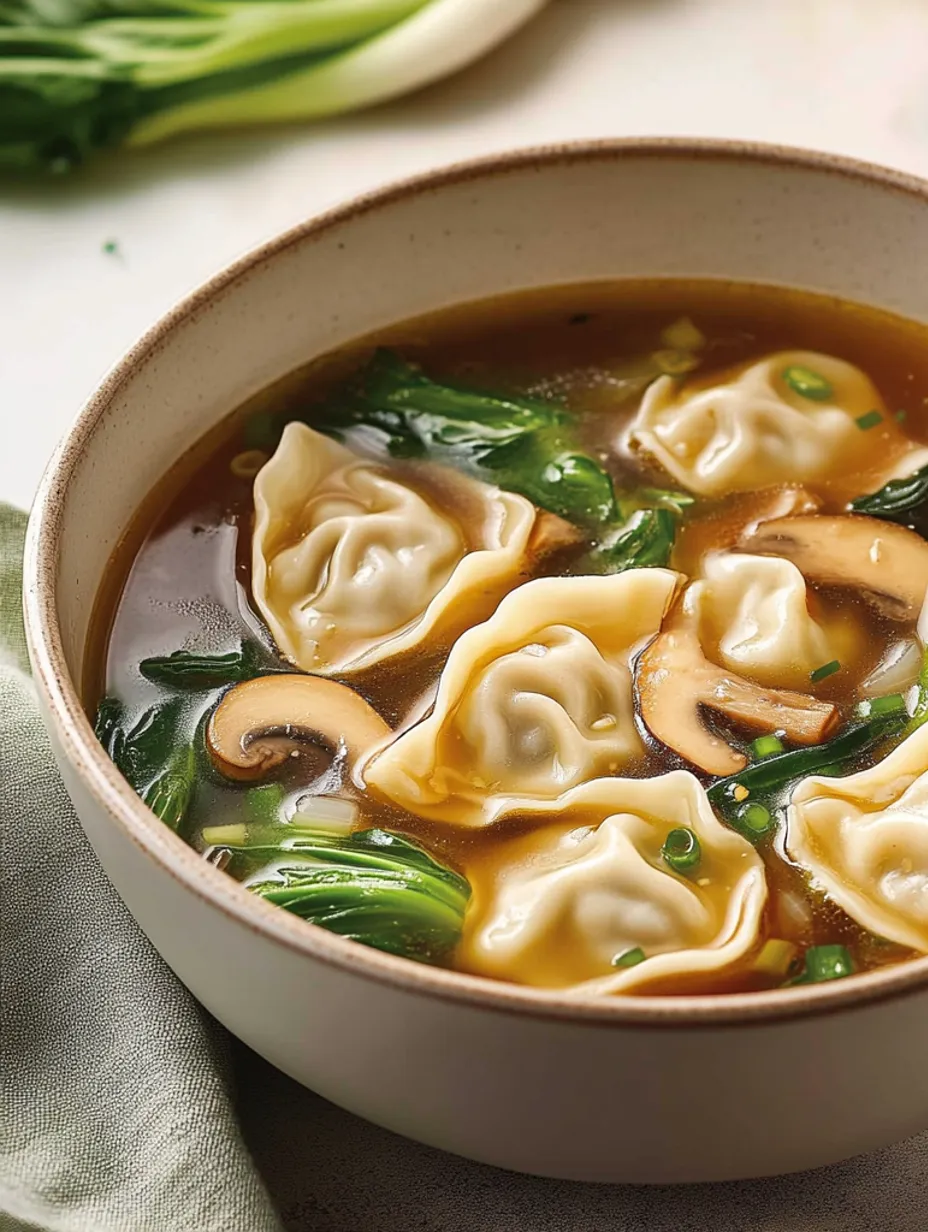 Soupe Raviolis Rapide
