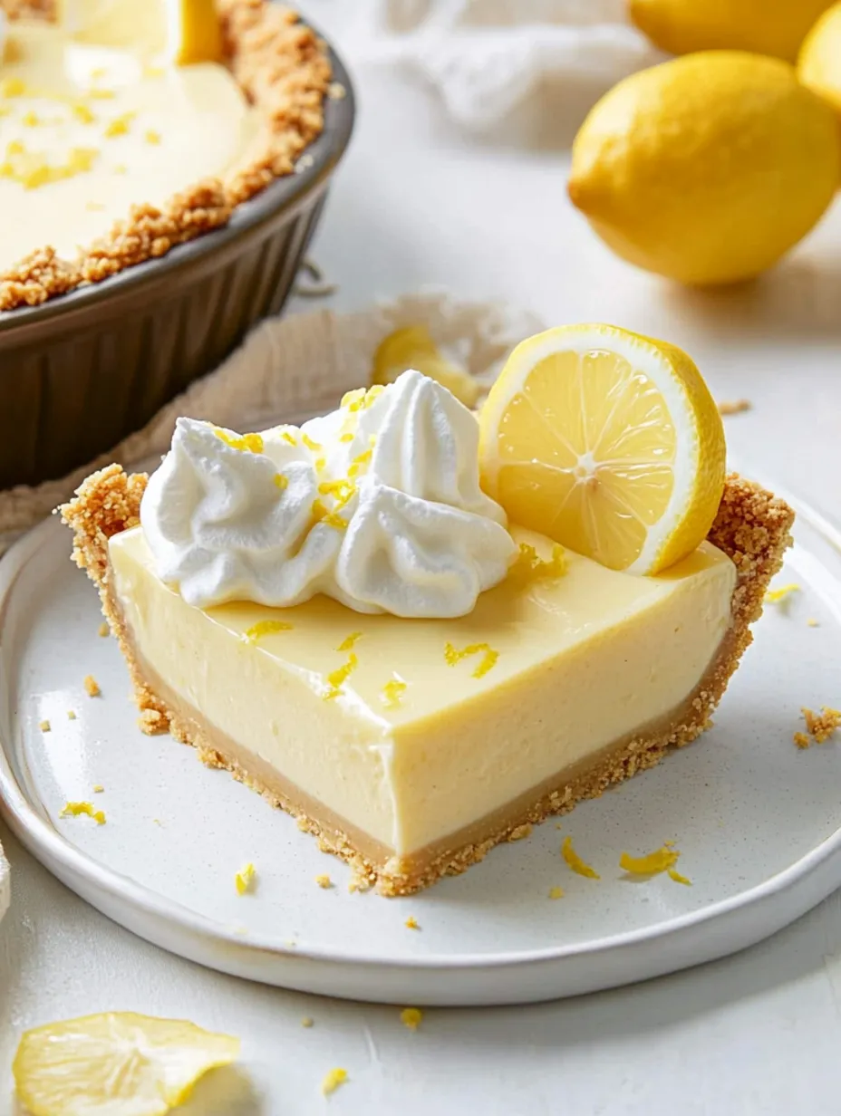 Tarte au citron au lait concentré ultra facile