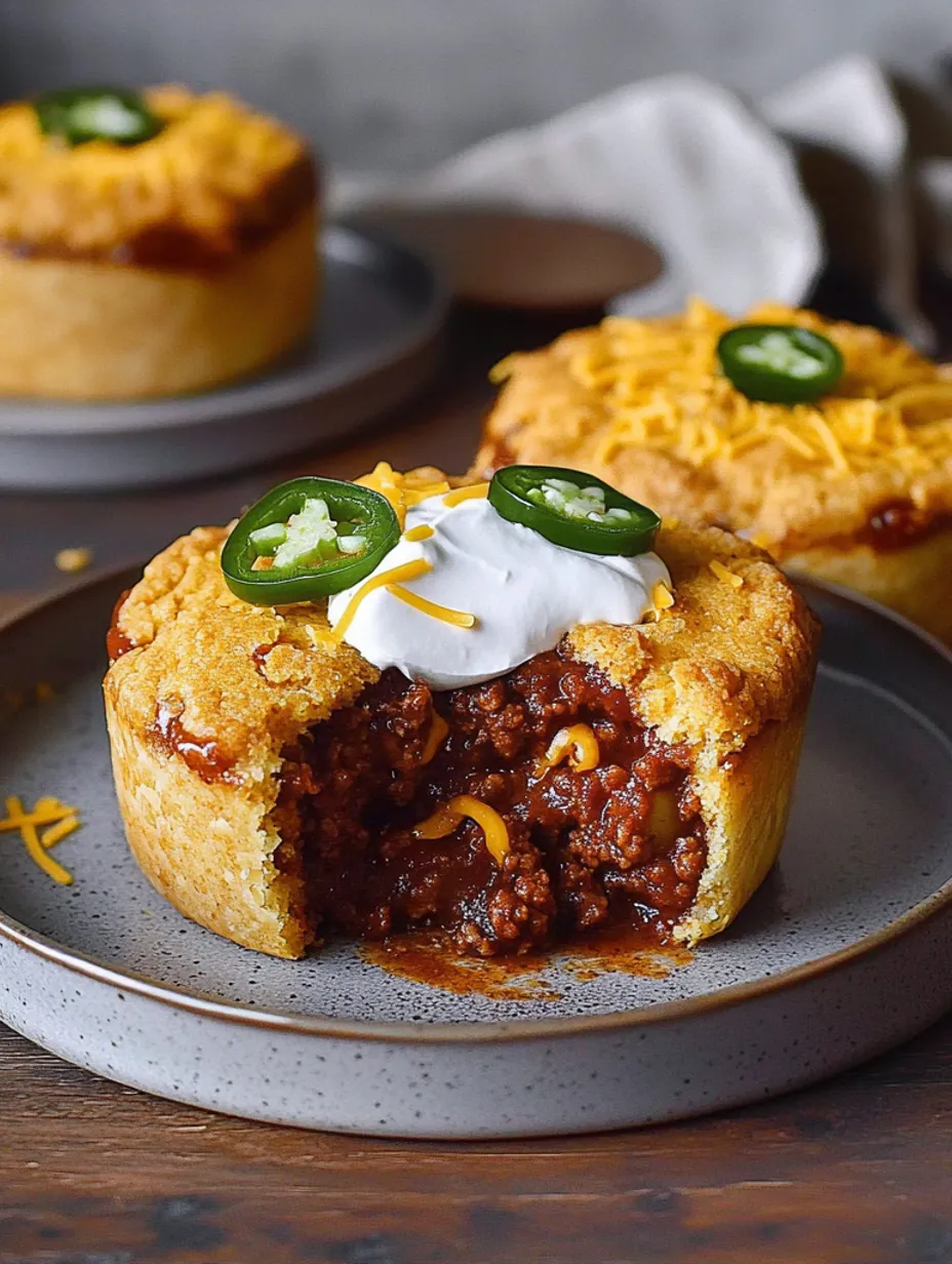 Tourte de chili façon pain de maïs
