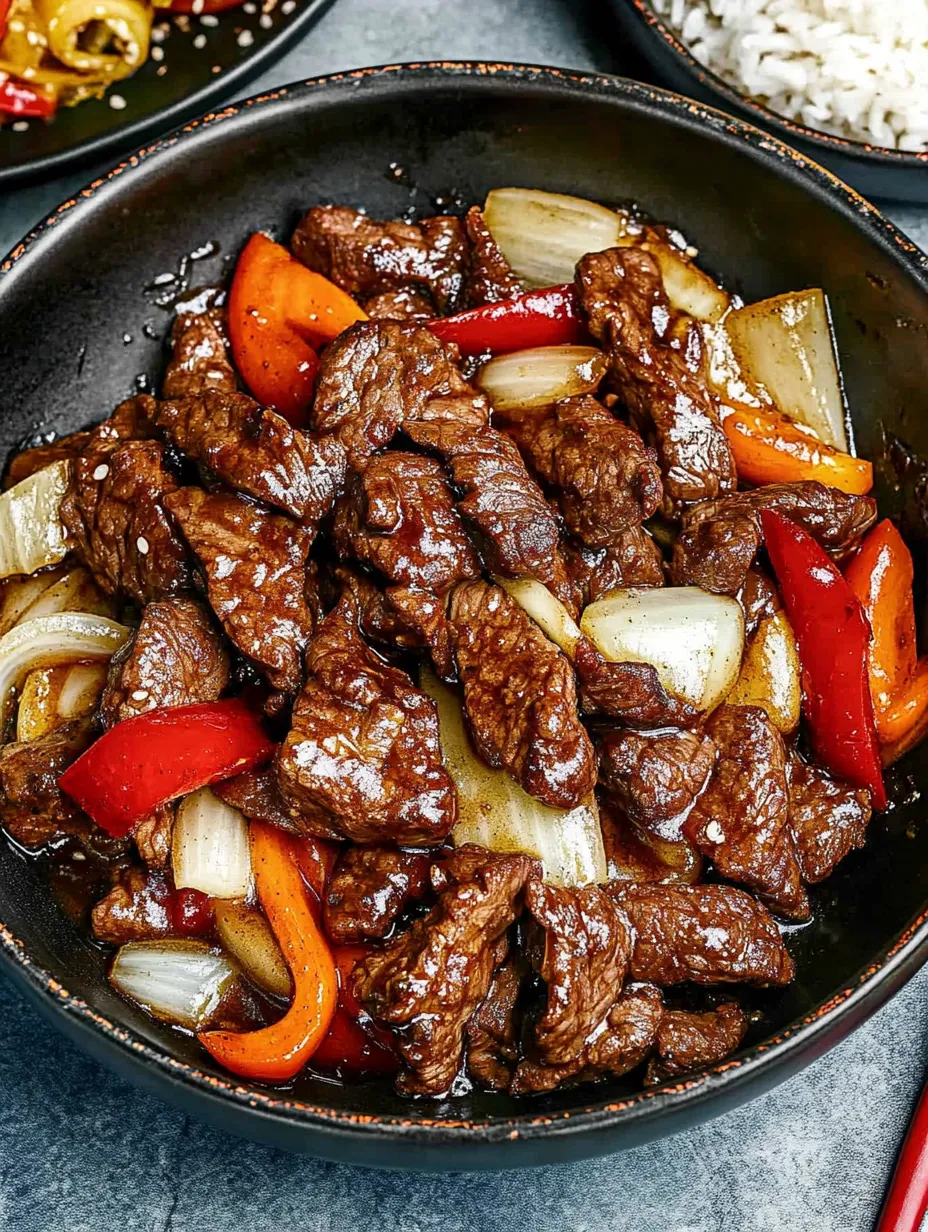 Bœuf au poivre noir facile