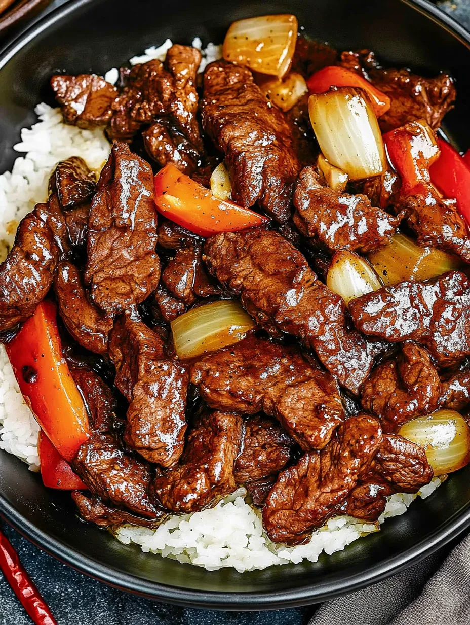 Bœuf ultra simple au poivre noir