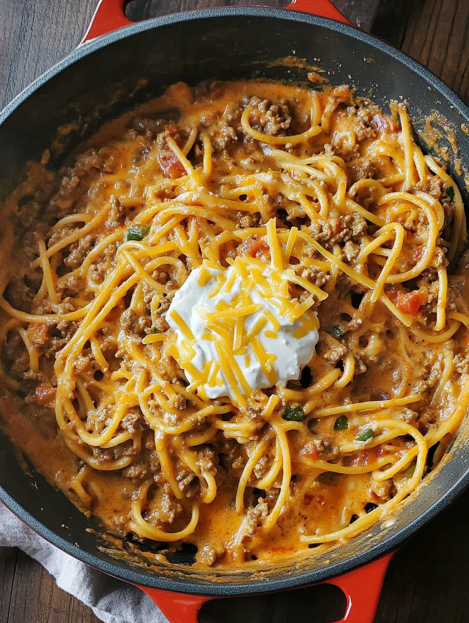 Spaghetti Taco Facile Tout-en-un Maison