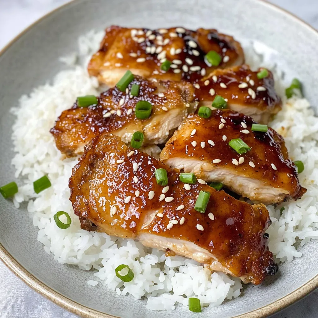 Poulet Soja Ail Simple