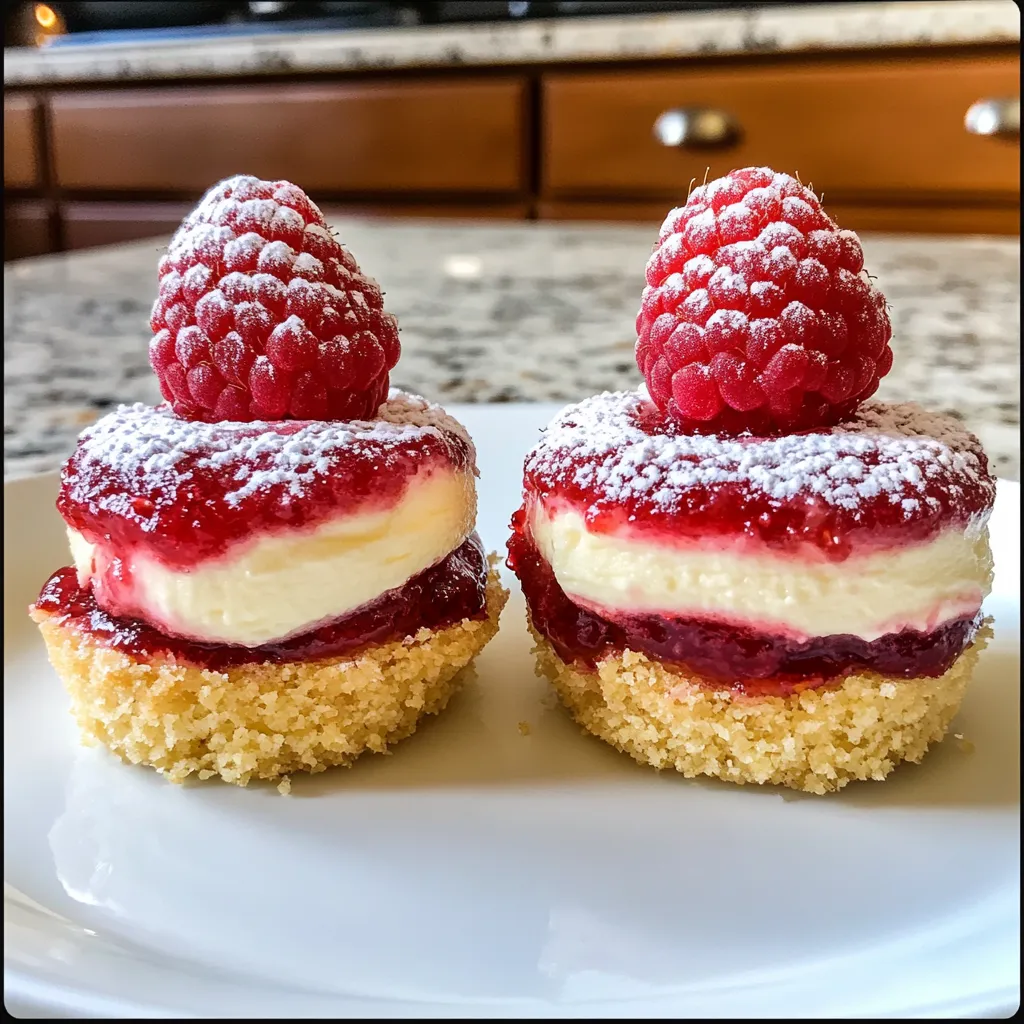 Coupes cheesecake citron framboise faciles