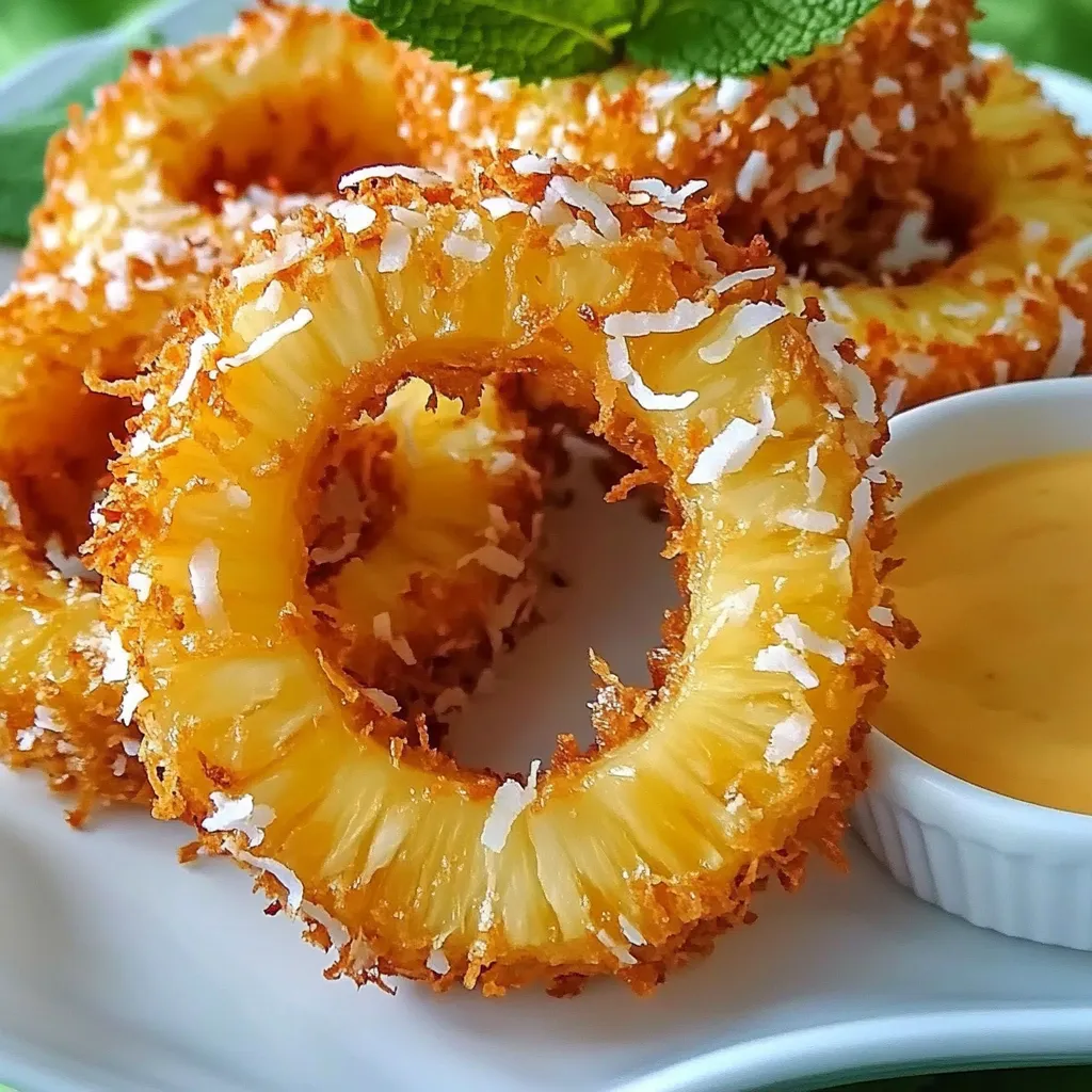Ananas frit saveur tropicale