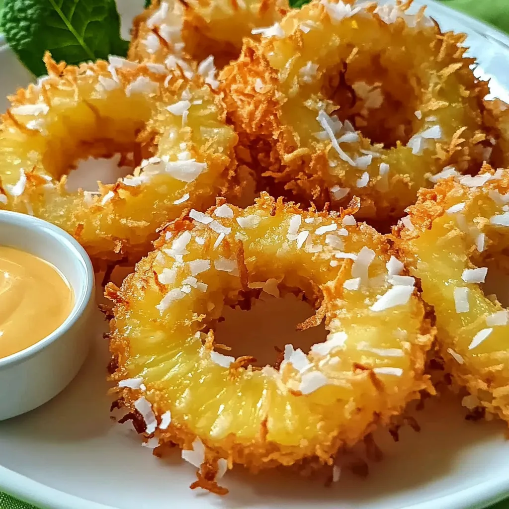 Anneaux d’Ananas Frits – Nouveau Snack Tropical Préféré