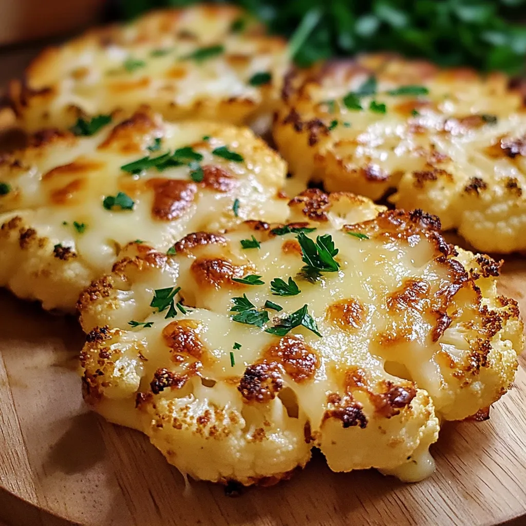 Steaks de Chou-Fleur au Fromage