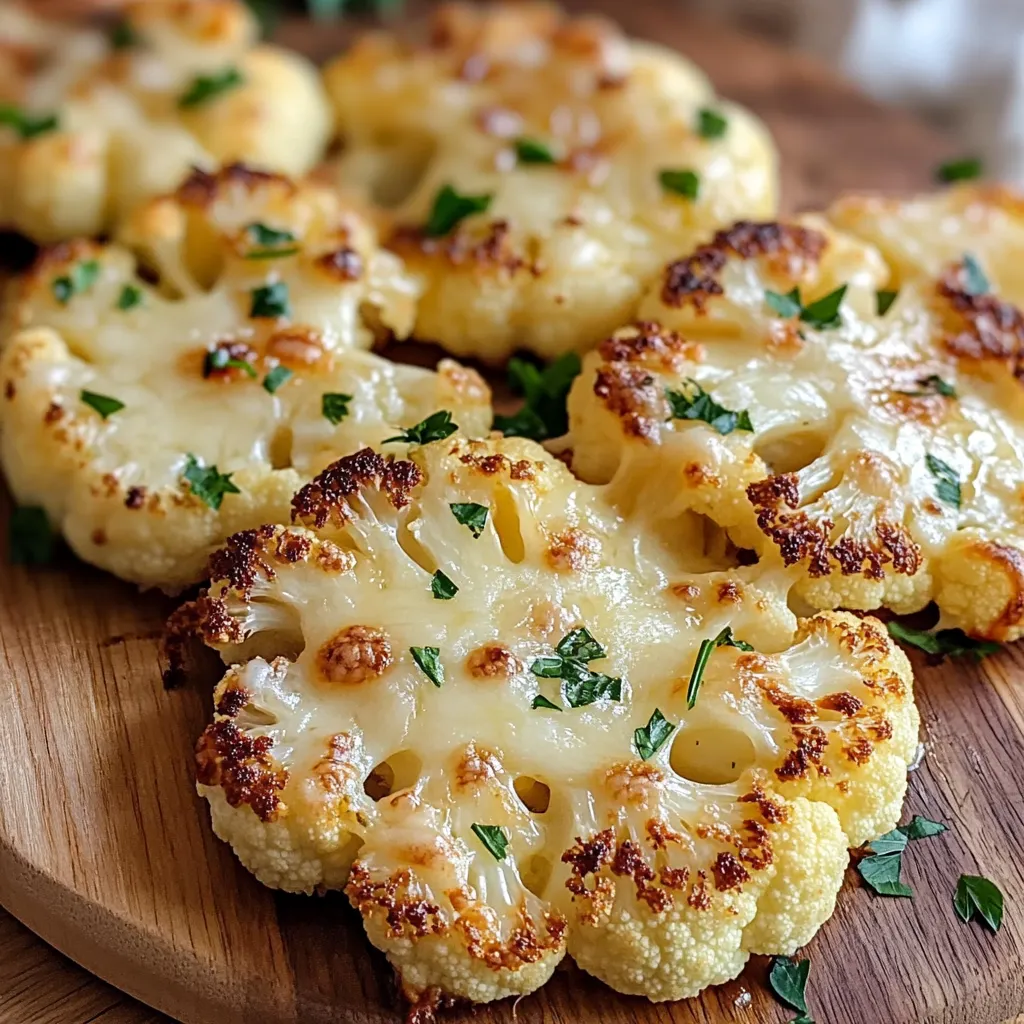 Tranches de Chou-fleur Gratinées