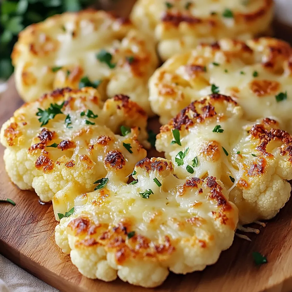 Tranches de Chou-fleur Fromage Faciles