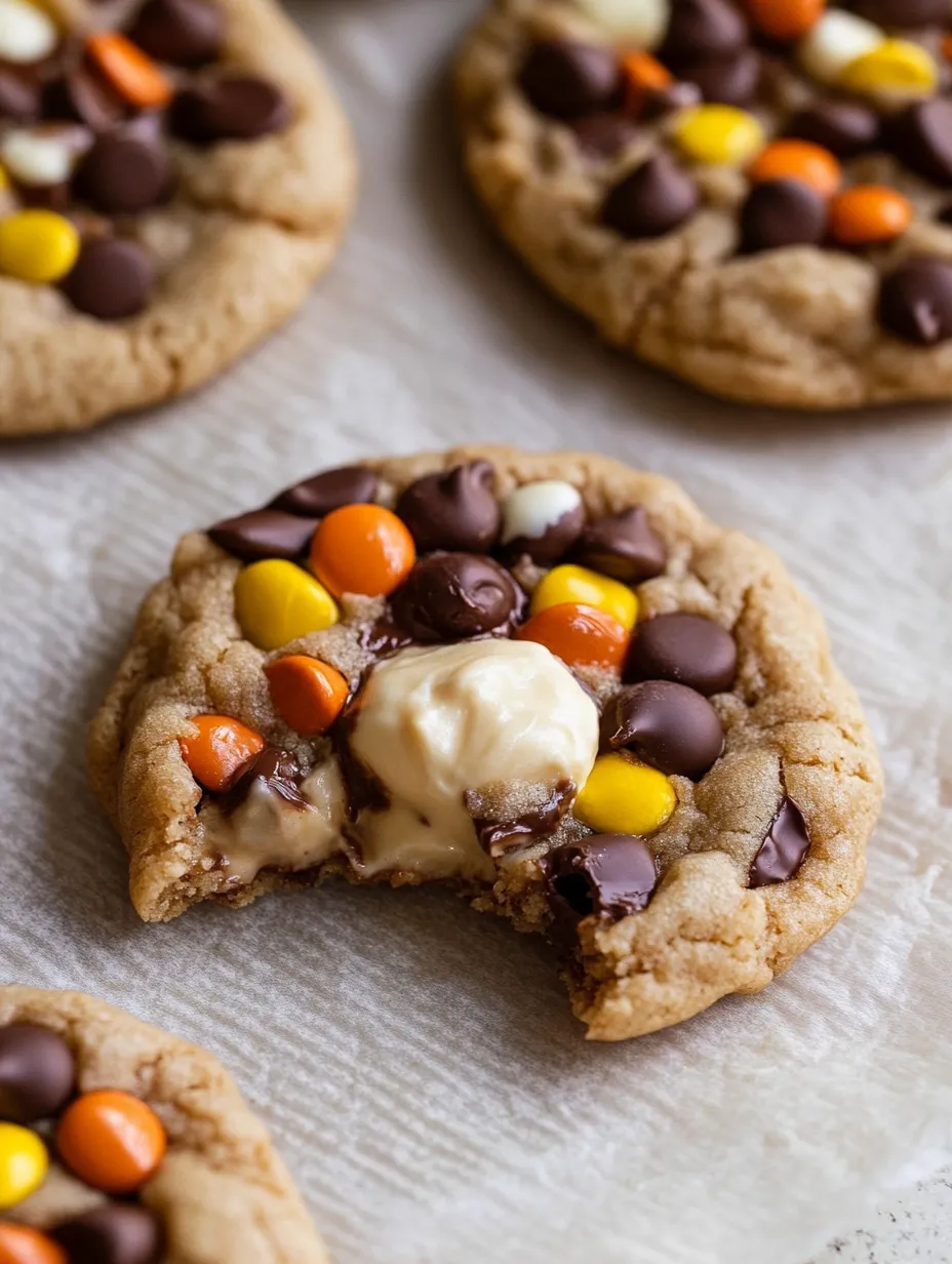 Cookies maison au cheesecake et Reese's