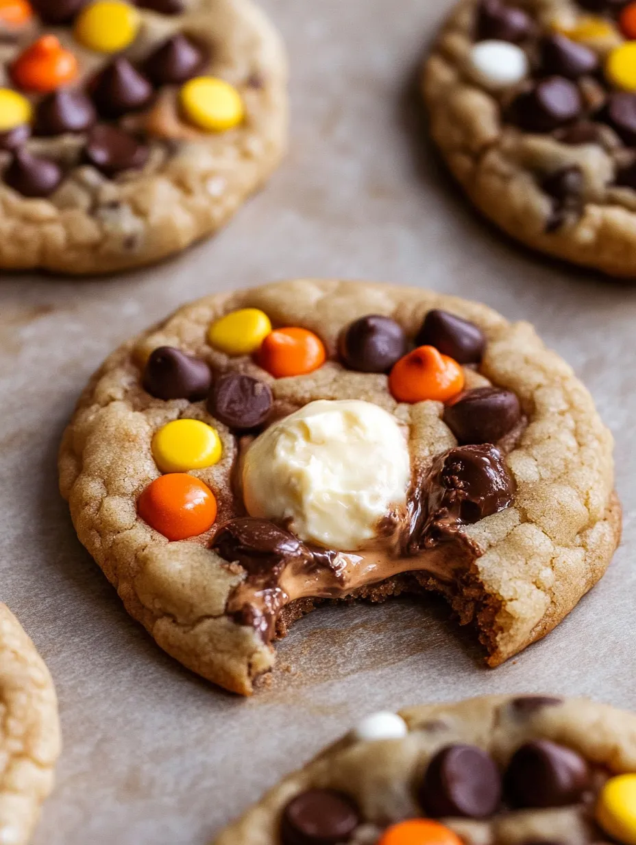 Recette de cookies au cheesecake et Reese's