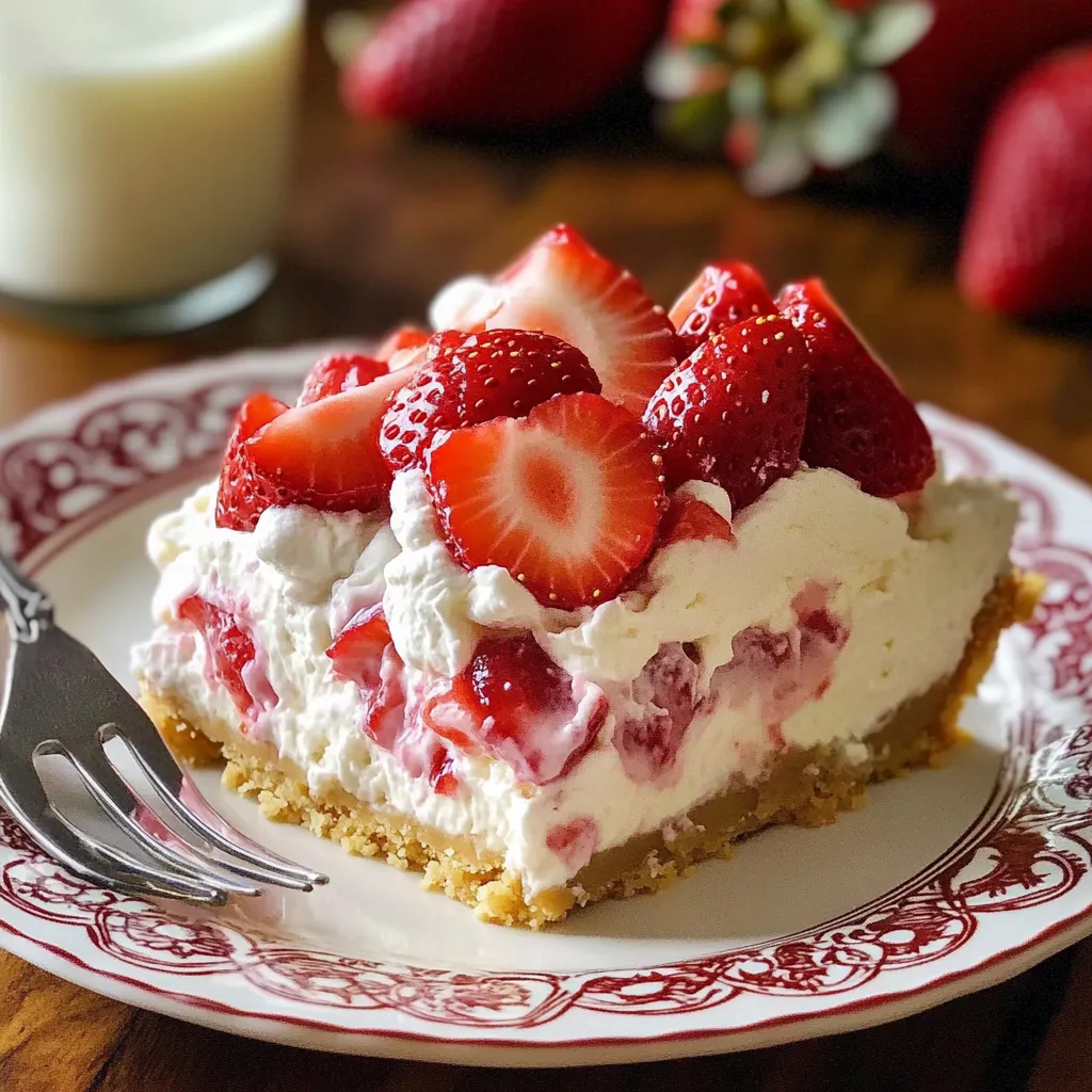 Délice Fraises Sans Cuisson
