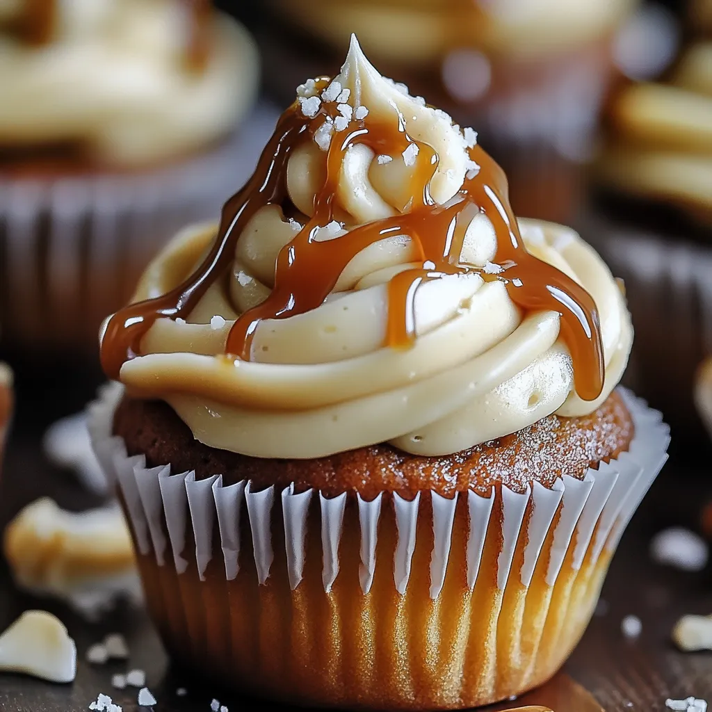 Cupcakes caramel tendre et salé